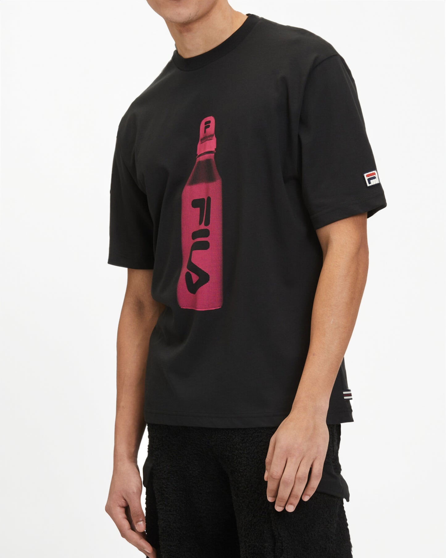 BOXY FIT SU ŞİŞESİ GRAFİKLİ KISA KOL T-SHIRT